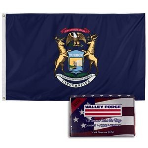 Michigan Spectramax™ Nylon State Flag (3'X5')