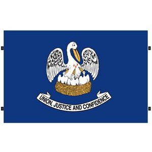 Louisiana Spectrapro™ Polyester State Flag (5'X8')