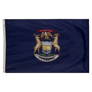 Michigan Spectramax™ Nylon State Flag (5'X8')