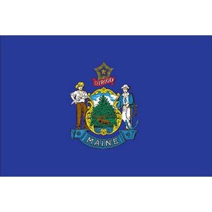 Maine Spectrapro™ Polyester State Flag (5'X8')