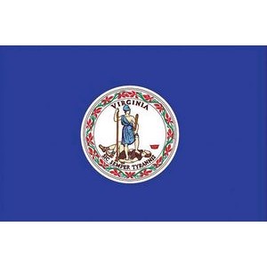 Virginia Spectramax™ Nylon State Flag (8'X12')