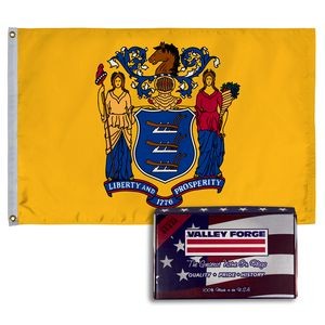 New Jersey Spectramax™ Nylon State Flag (2'X3')
