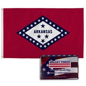 Arkansas Spectramax™ Nylon State Flag (3'X5')