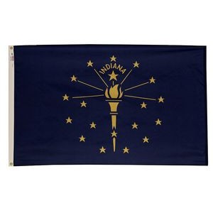Indiana Spectramax™ Nylon State Flag (5'X8')