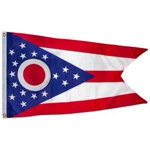 Ohio Spectramax™ Nylon State Flag (4'X6')