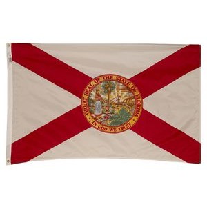 Florida Spectramax™ Nylon State Flag (5'X8')