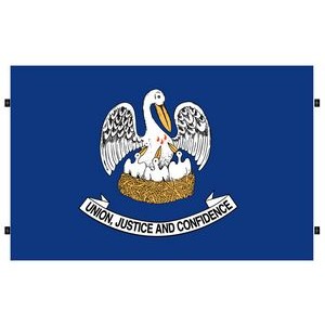 Louisiana Spectramax™ Nylon State Flag (5'X8')
