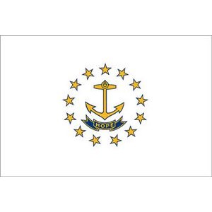Rhode Island Spectrapro™ Polyester State Flag (3'X5')