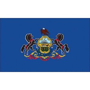 Pennsylvania Spectramax™ Nylon State Flag (8'X12')
