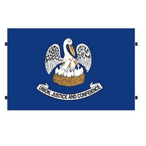 Louisiana Spectrapro™ Polyester State Flag (3'X5')