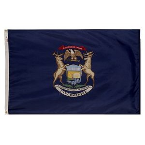 Michigan Spectramax™ Nylon State Flag (6'X10')