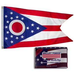 Ohio Spectramax™ Nylon State Flag (2'X3')
