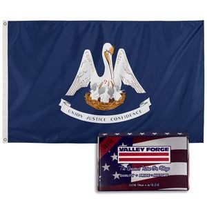 Louisiana Spectramax™ Nylon State Flag (3'X5')
