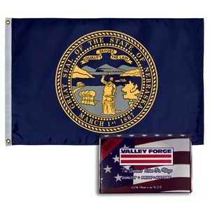 Nebraska Spectramax™ Nylon State Flag (2'X3')