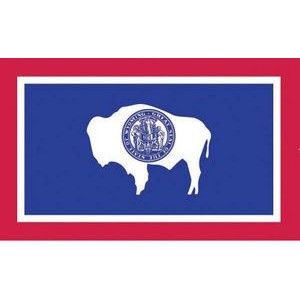 Wyoming Spectramax™ Nylon State Flag (8'X12')