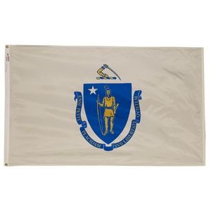 Massachusetts Spectramax™ Nylon State Flag (4'X6')