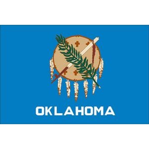 Oklahoma Spectrapro™ Polyester State Flag (3'X5')