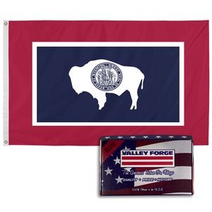 Wyoming Spectramax™ Nylon State Flag (3'X5')