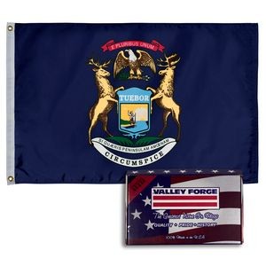 Michigan Spectramax™ Nylon State Flag (2'X3')