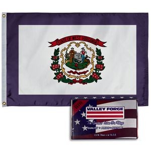 West Virginia Spectramax™ Nylon State Flag (2'X3')