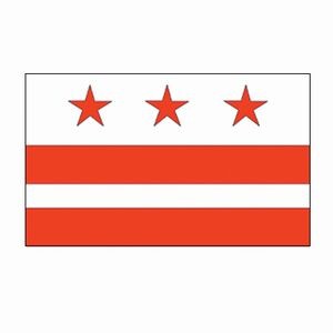 District Of Columbia Spectramax™ Nylon Country Flag (3'X5')
