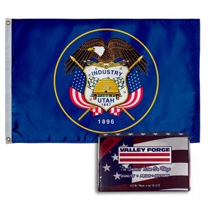 Utah Spectramax™ Nylon State Flag (2'X3')