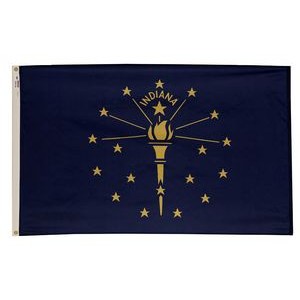 Indiana Spectramax™ Nylon State Flag (6'X10')