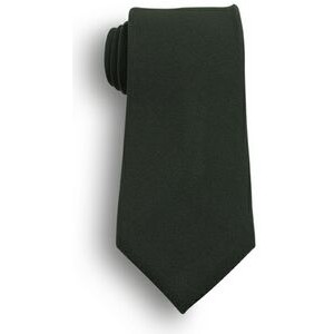 57" Hunter Green Polyester Poplin Uniform Tie