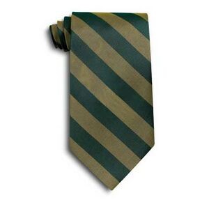 School Stripes Tie - Kelly Green/Gold