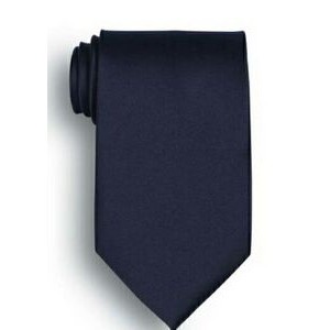 Navy Blue Silk Tie