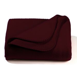 Maroon Value Fleece Blanket