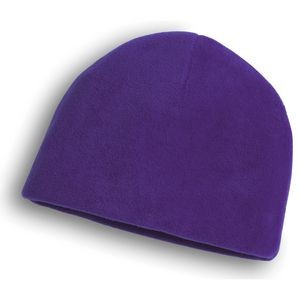 Purple Fleece Beanie