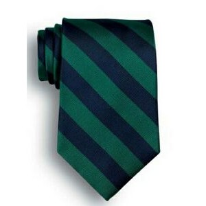 School Stripes Tie - Navy/Green