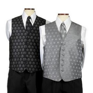 Men's Custom Woven Polyester Vest (S-XL)