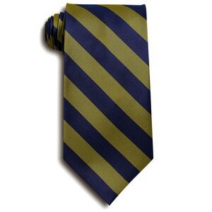 School Stripes Tie - Royal Blue/Gold