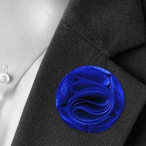 Royal Blue Floral Pin