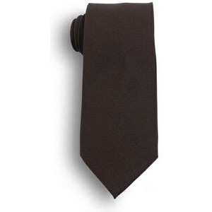 57" Brown Polyester Poplin Uniform Tie