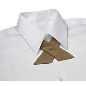 Khaki Poplin Uniform Crossover Tie