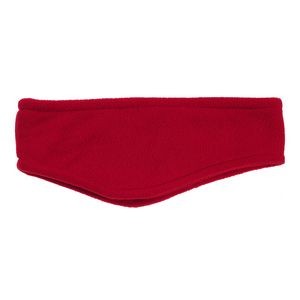 Red Fleece Over-the-Ear Headband