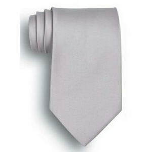 Light Gray Silk Tie