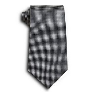 Gray Carlton Silk Tie