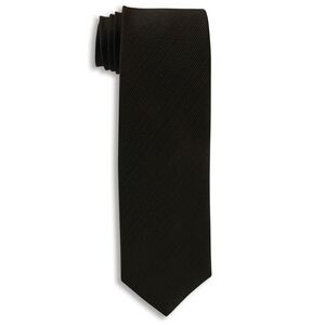 City Collection Black Narrow Tie