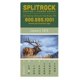 Press-N-Stick™ Header Sportsmen Calendar (13-Month)