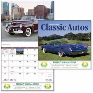 Good Value® Classic Autos Stapled Calendar