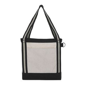 V Natural™ Striped Recycled Cotton Boat Tote