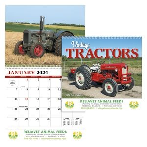 Vintage Tractors Appointment Calendar - Spiral