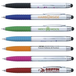 Silver Cool Grip Stylus Pen