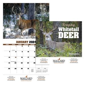 Trophy Whitetail Deer Appointment Calendar - Stapled