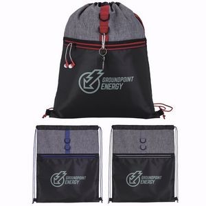 Stand Alone Drawstring Backpack