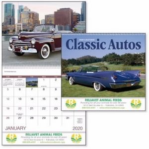 Good Value® Classic Autos Spiral Calendar